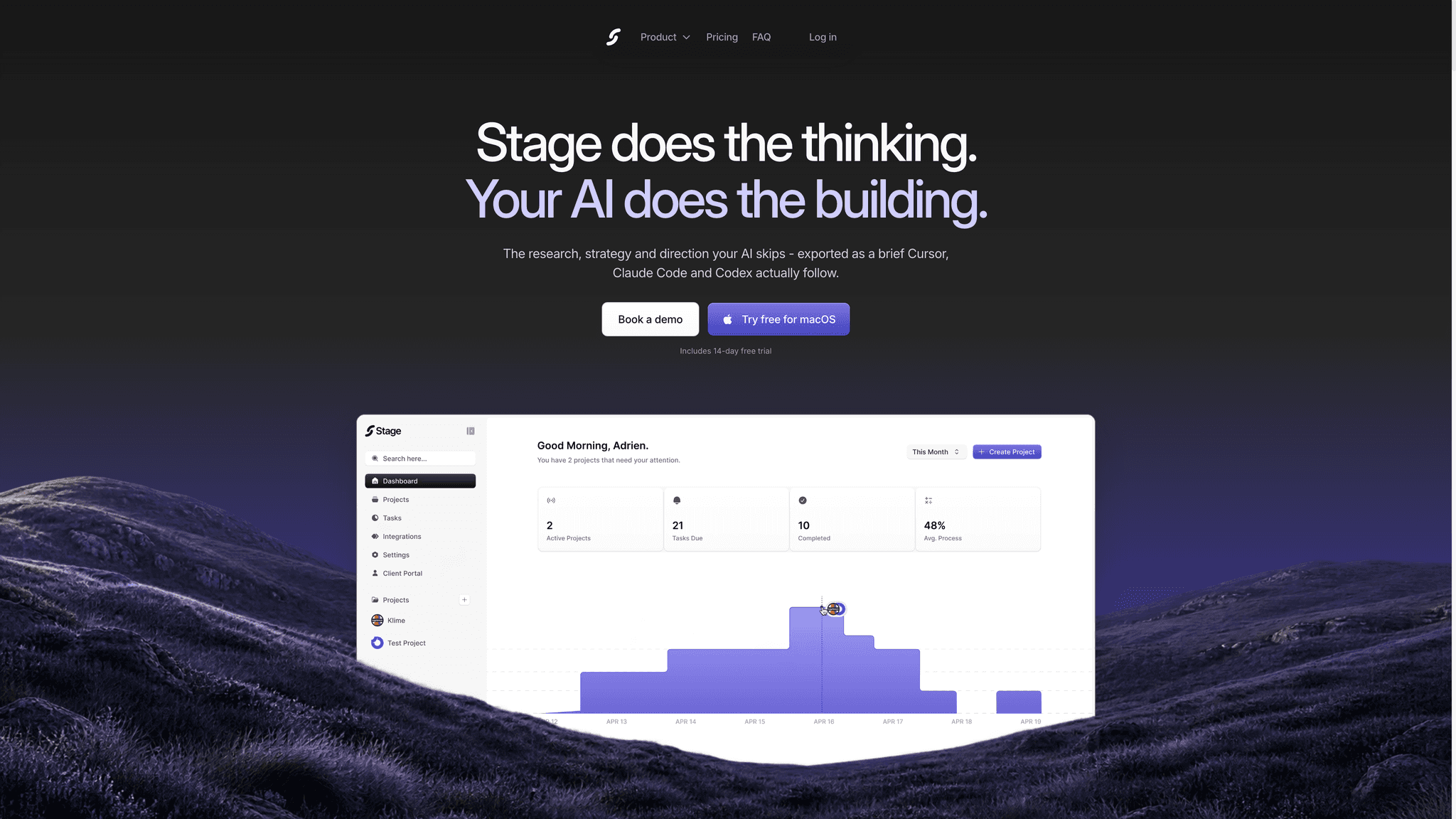 Stage app