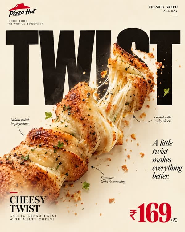 Editorial food poster